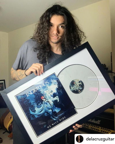 Danny Dela Cruz - Inglorious with framed record